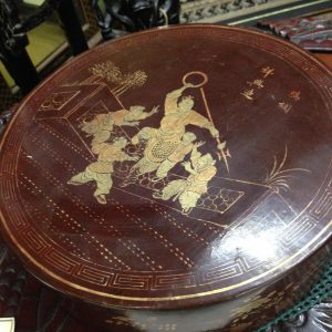 Decorative Chinese Round Serving Tray