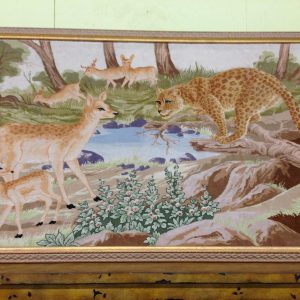 Animals at a Watering Hole Tapestry