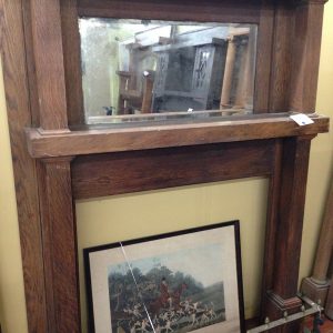 Arts and Crafts Mantel with Mirror