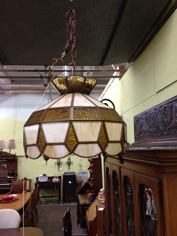 Stained Glass Hanging Light Fixture, Hanging Glass Light Fixtures