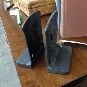 Lady Bronze Bookends