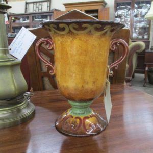 Gold/Green Vase
