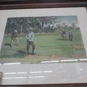 Framed Golf Print