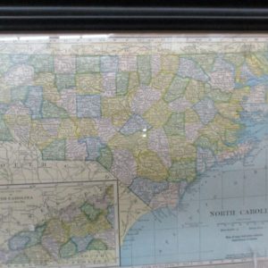 North Carolina Map Print