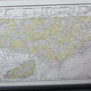 North Carolina Map Print