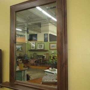 Mirror with Bottom Shelf