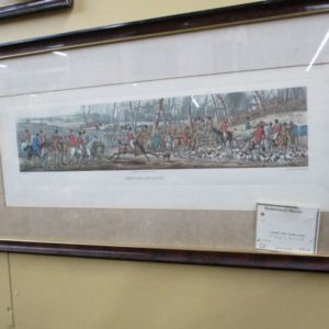 Framed Hunt Scene