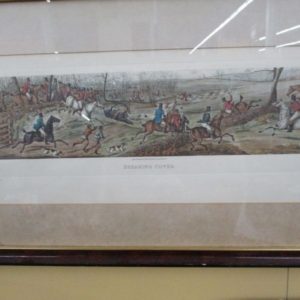 Framed Hunt Scene