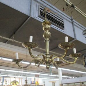 Heavy Brass Chandelier