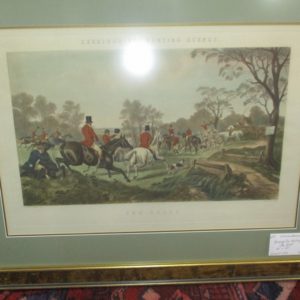 Herrings Fox Hunting Scene “The Death”