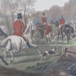 Herrings Fox Hunting Scene “The Death”