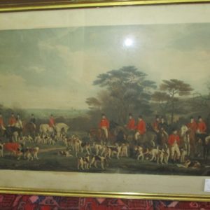 Hunt Scene “Sir Richard Sutton and The Quorn Hounds”