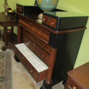Unusual Dresser with Glass Top