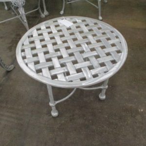 Unfinished Cross Weave Cocktail Table