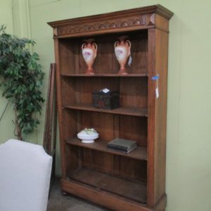 Vintage Bookcase with Doors