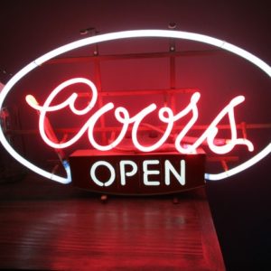 Antique Coors Neon Sign