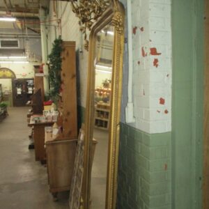 Late 19th Century Gold Gilded Full Length Mirror